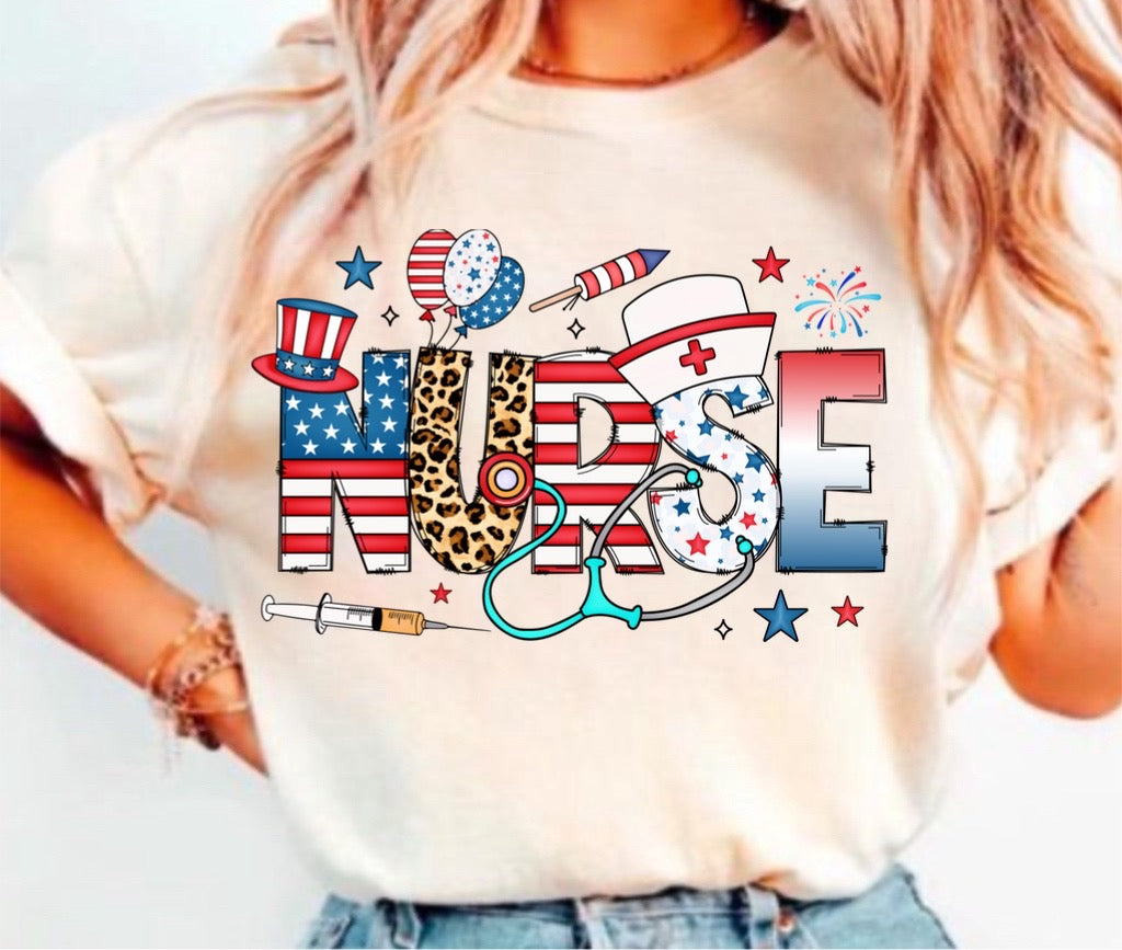 4th of July Nurse ,DTF Transfer