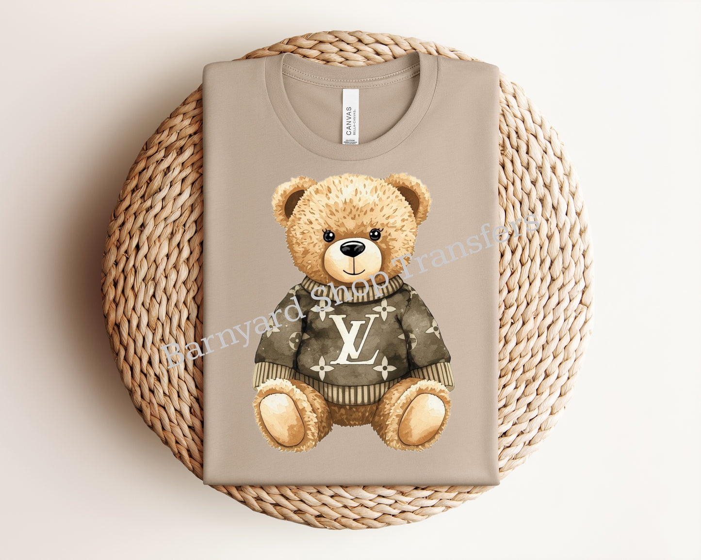 LV Bear Valentines Dtf Transfer