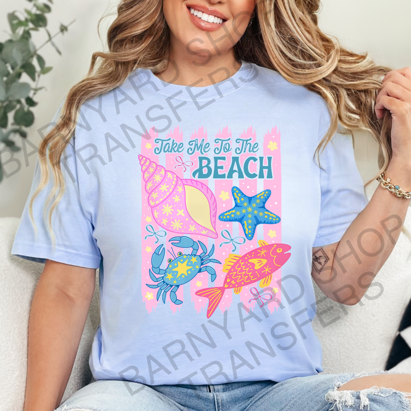 Take Me To The Beach, DTF Heat Transfer