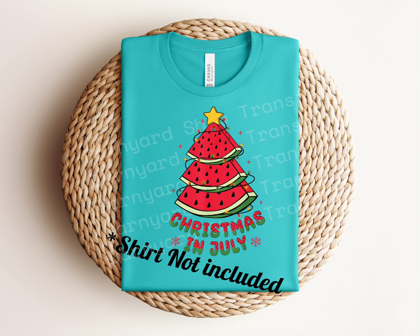 “Christmas in July. “ DTF Transfer *SHIRT NOT INCLUDED*