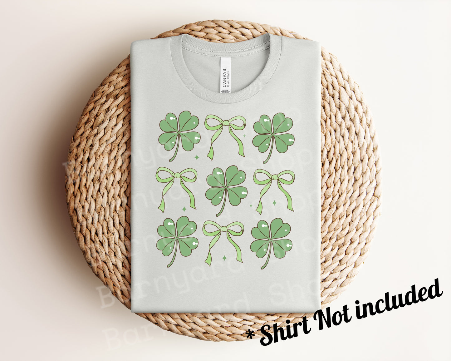 St Patricks Day Lucky Clover Dtf Transfer