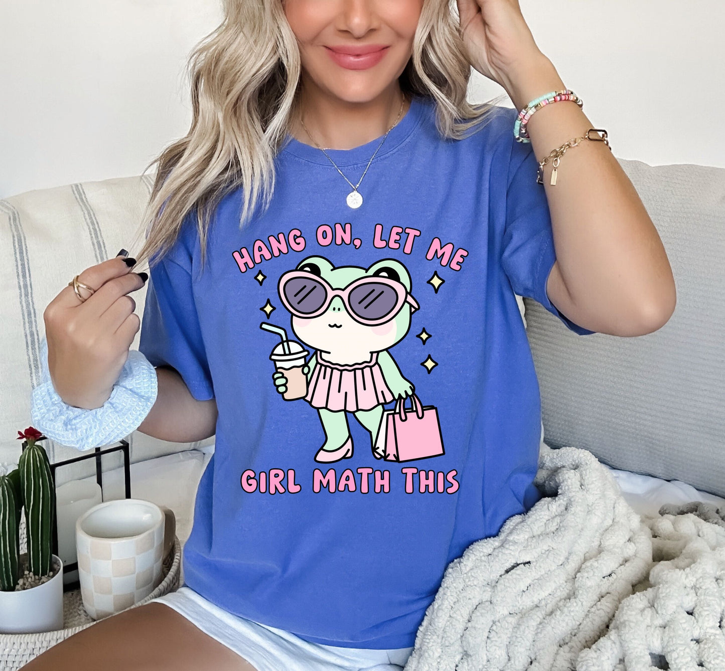 Frog Girl Math, Dtf Transfer