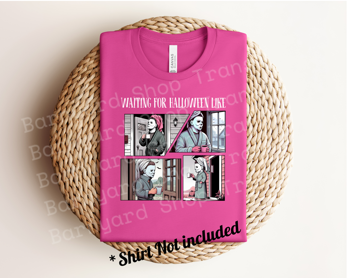 Waiting for Halloween DTF Transfer SHIRT NOT INCLUDED*