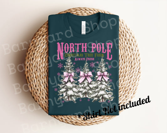 North Pole DTF Print *shirt not included