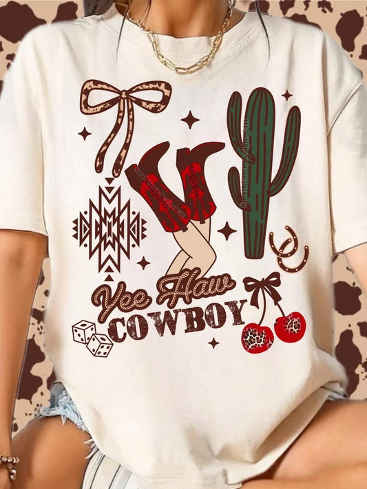 Yee Haw Cowboy DTF Transfer