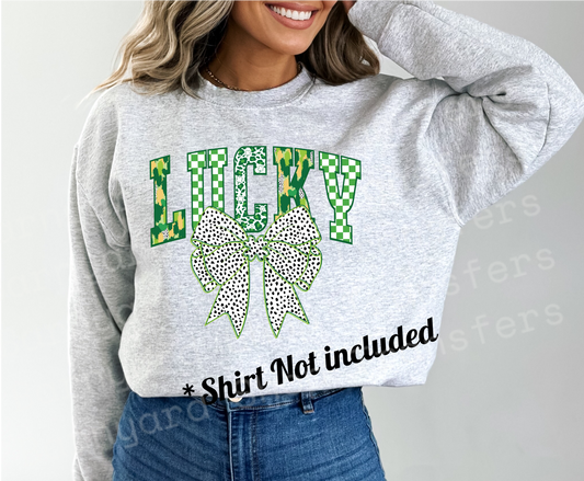 Lucky Croquette St Patricks Day Dtf Transfer