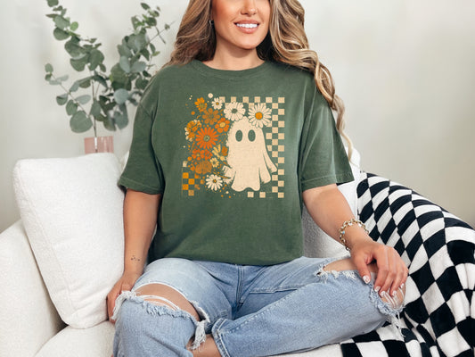 Retro Ghost, Adult Dtf Transfer