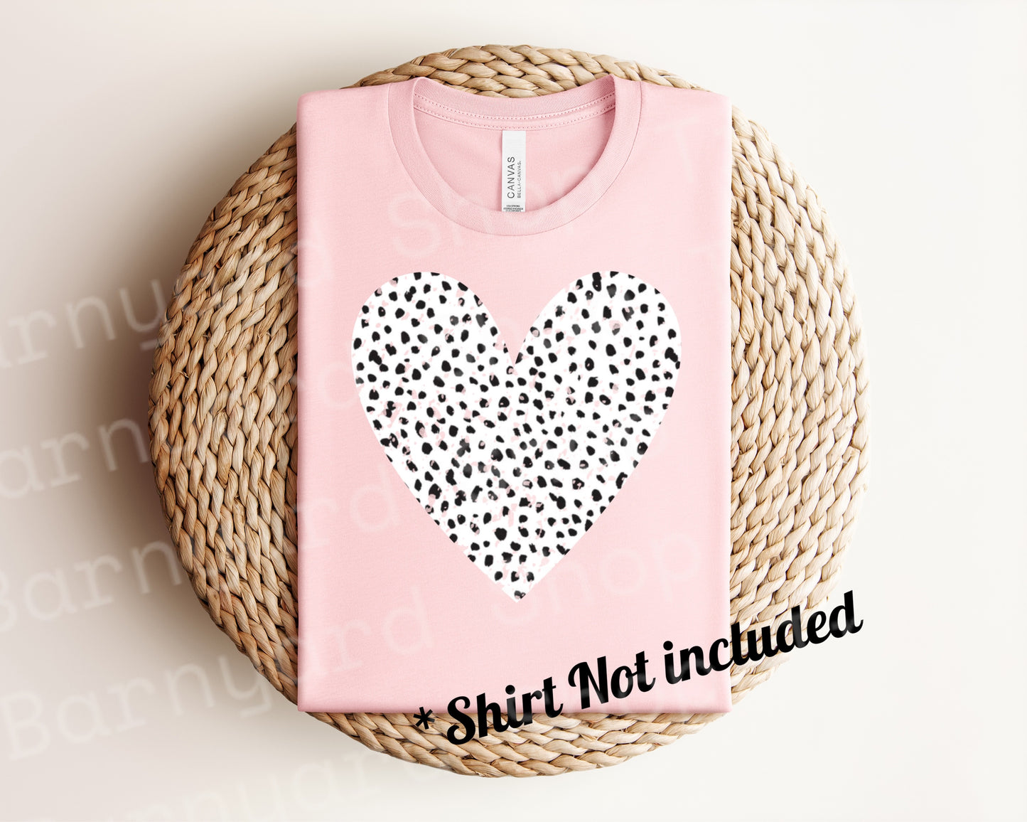 Valentines Heart Grunge Dtf Transfer only