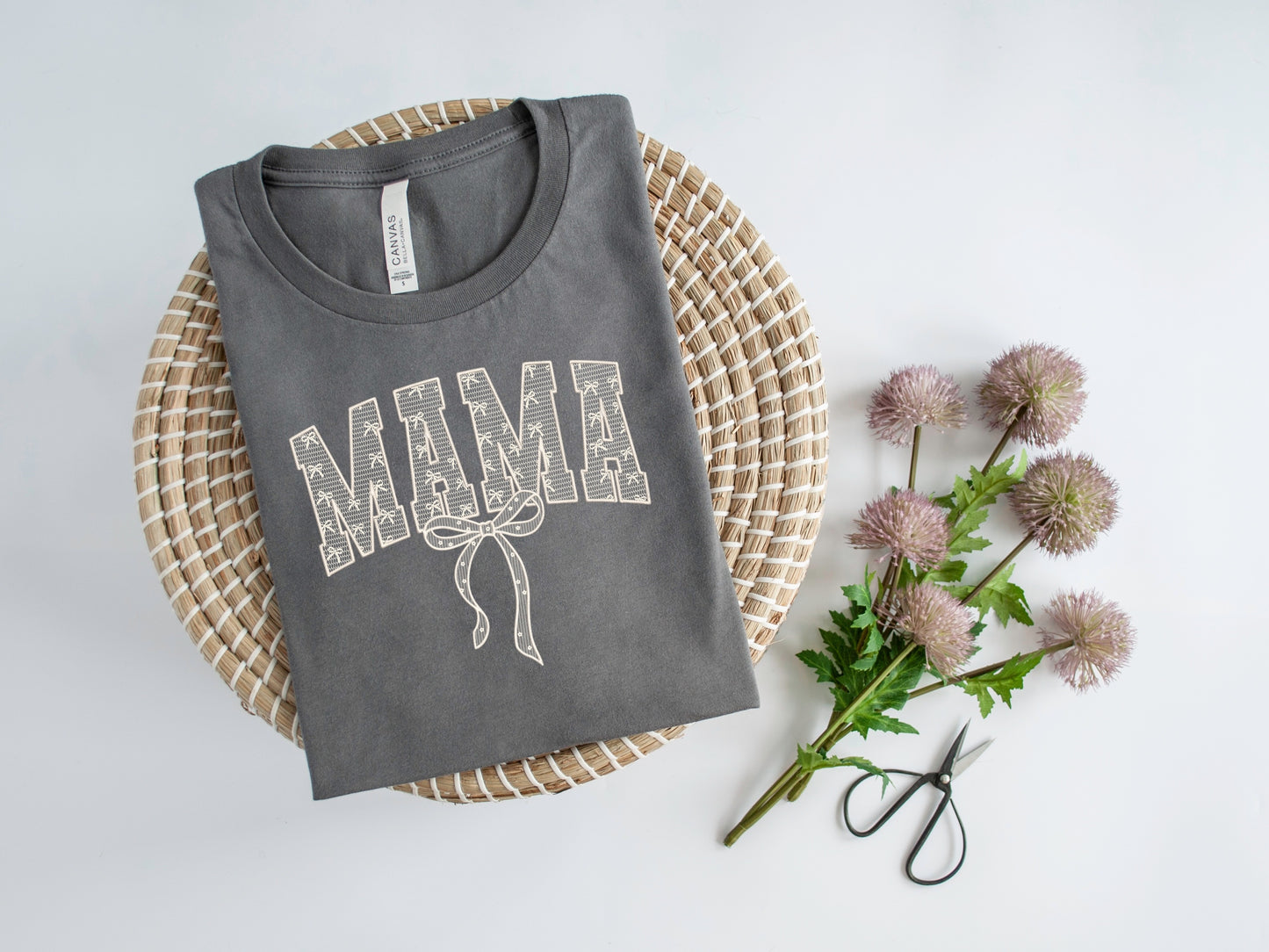 Mama Lace Bow Dtf Transfer