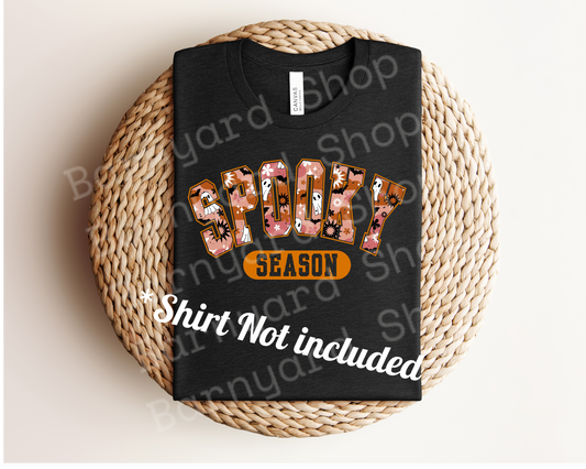 Boho Spooky Season , SHIRT NOT INCLUDED*