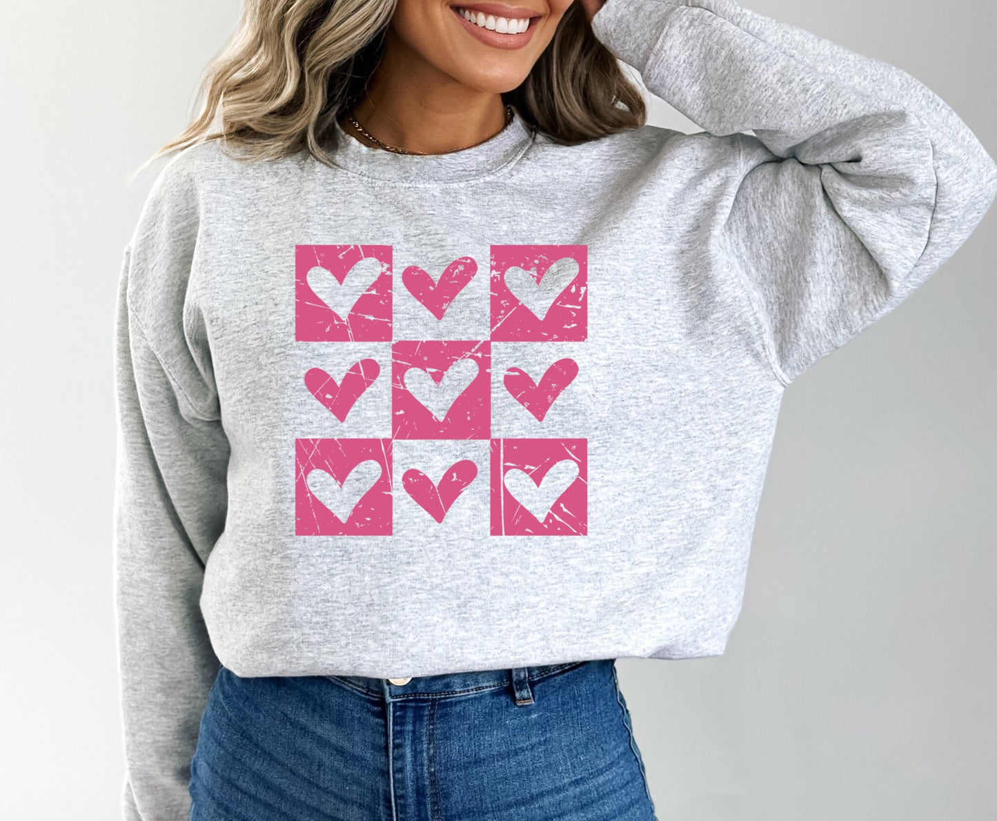 Retro Valentines Heart Dtf Transfer