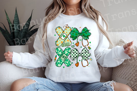 Nurse St Patricks Day Coquette Dtf Transfer