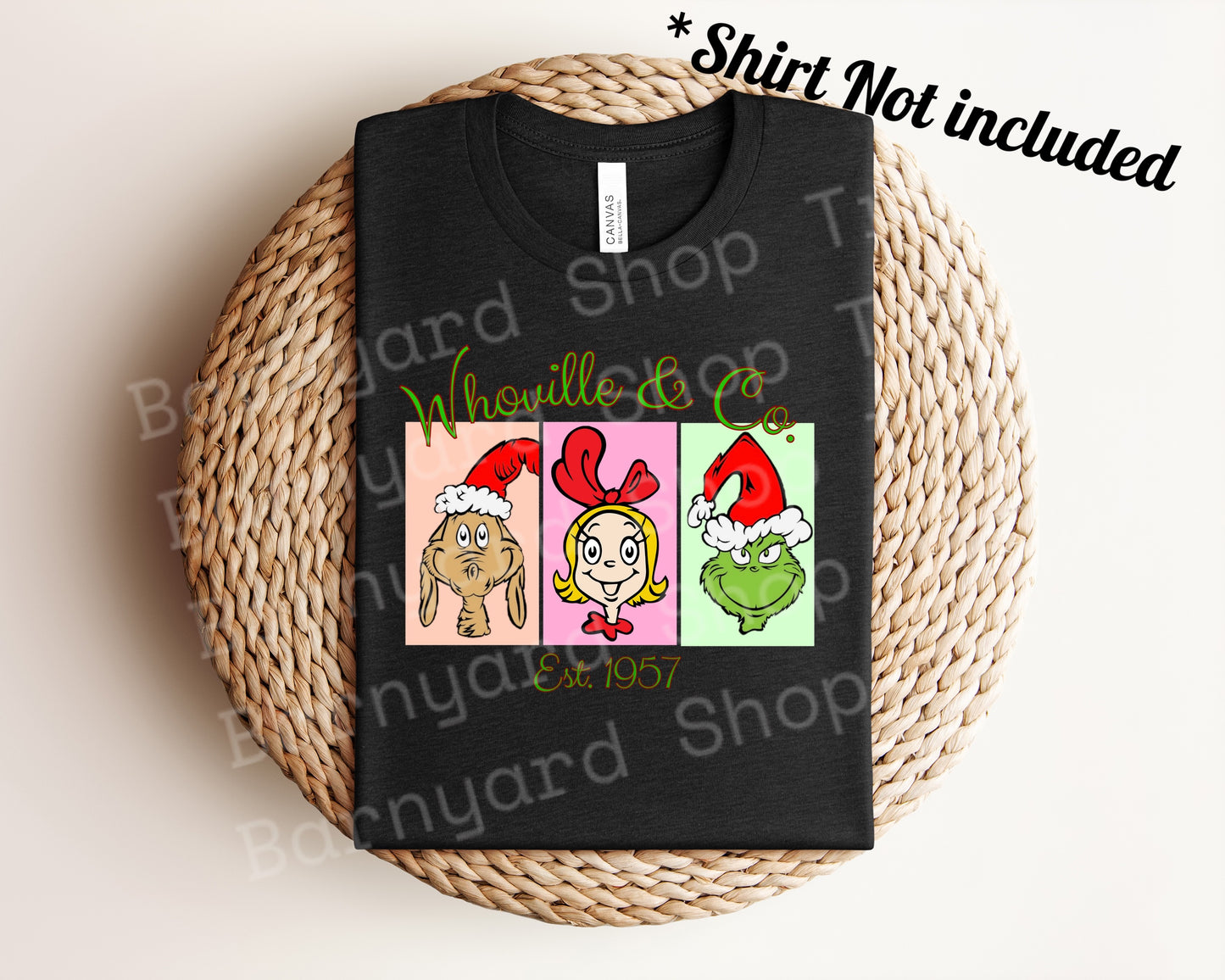 Christmas Whoovile , DTF Print ,*shirt not included