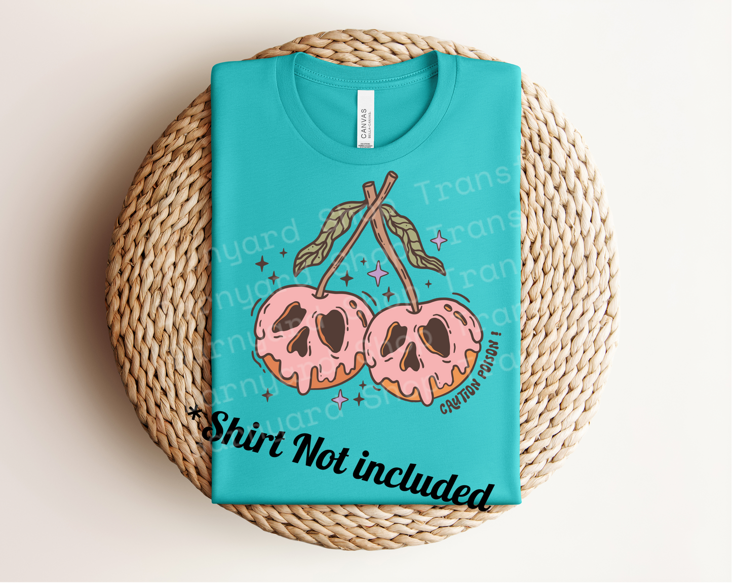 "Poison Apples Halloween”DTF Transfer *SHIRT NOT INCLUDED*