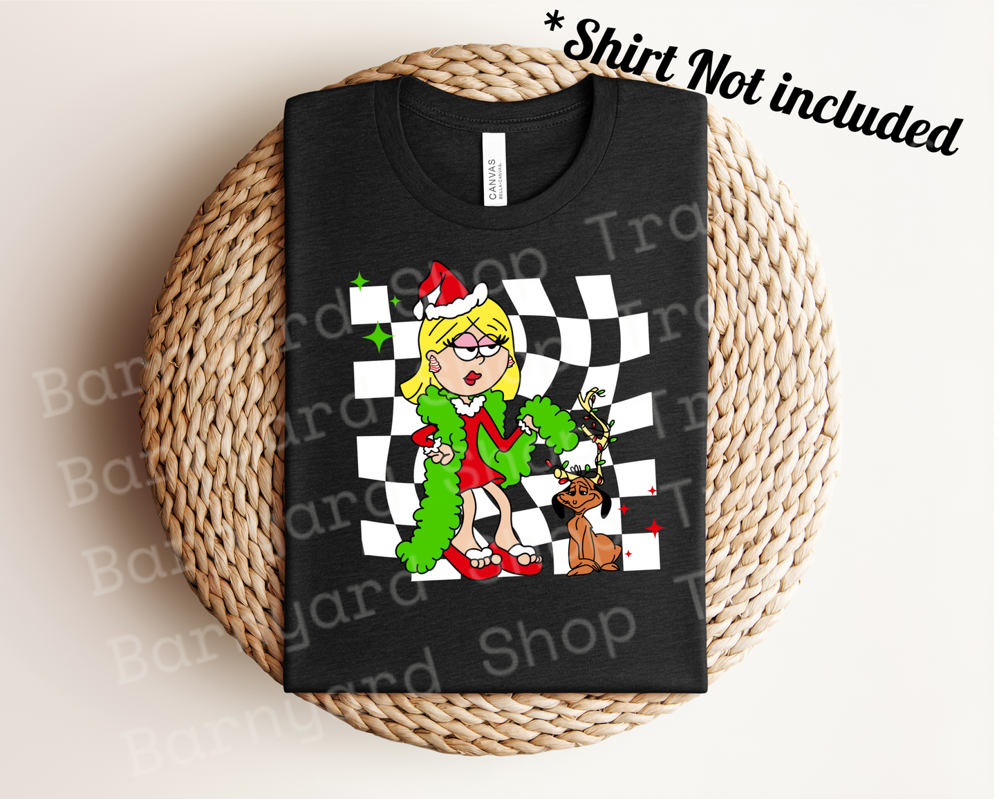 DTF Transfer “ Lizzie Christmas*SHIRT NOT INCLUDED*