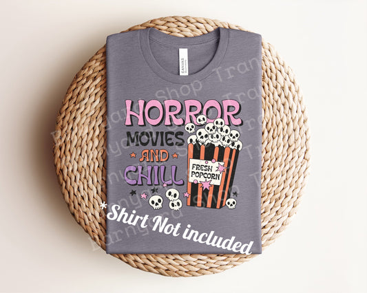 “Horror Movies”DTF Transfer *SHIRT NOT INCLUDED*