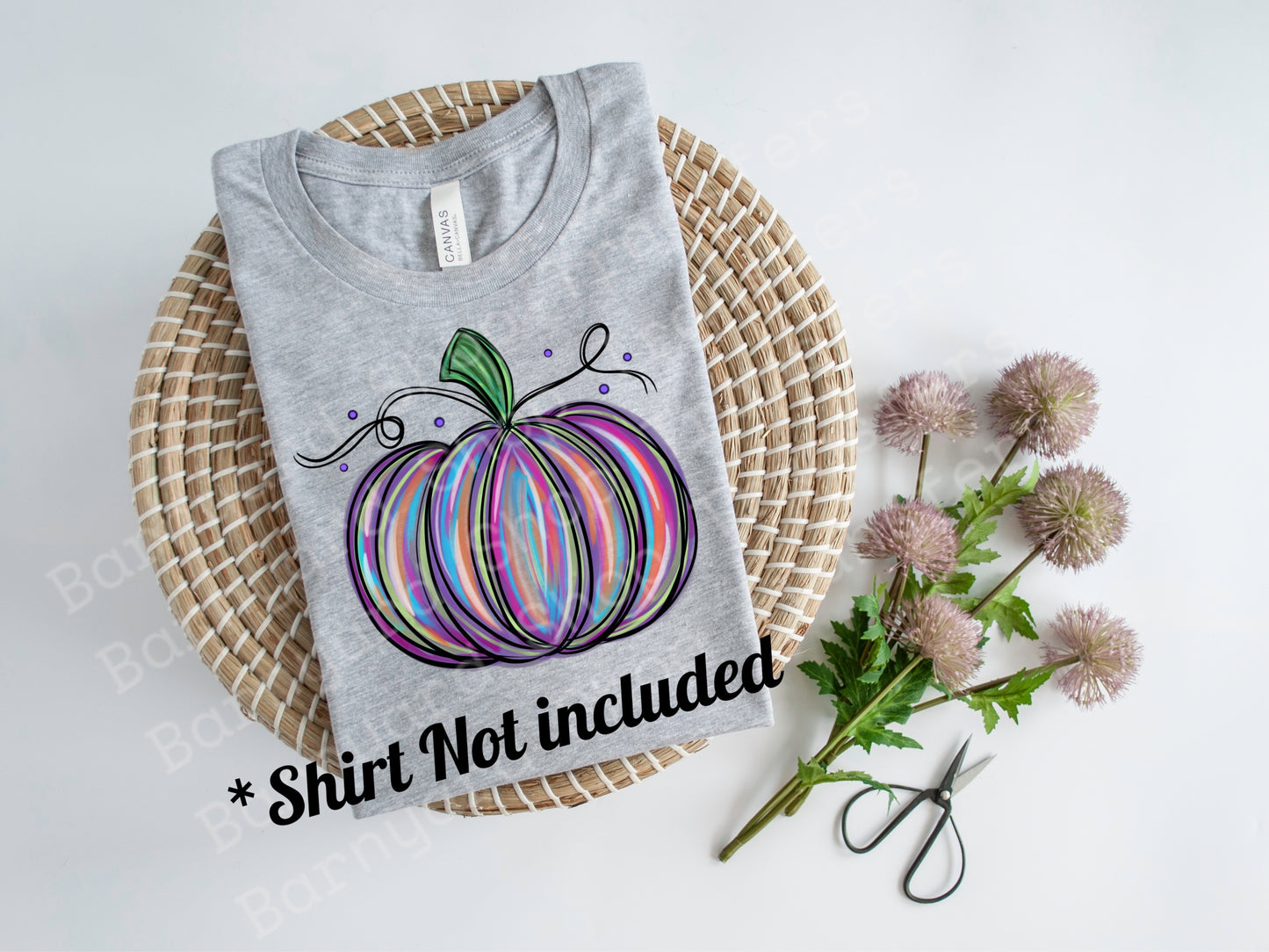Purple Pumpkin, DTF print *Shirt not included