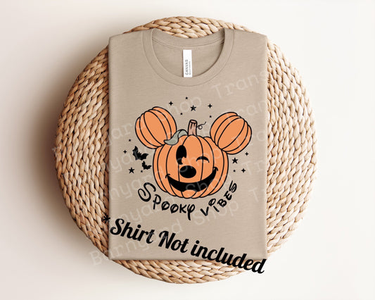 “Halloween Mouse DTF Transfer *SHIRT NOT INCLUDED*