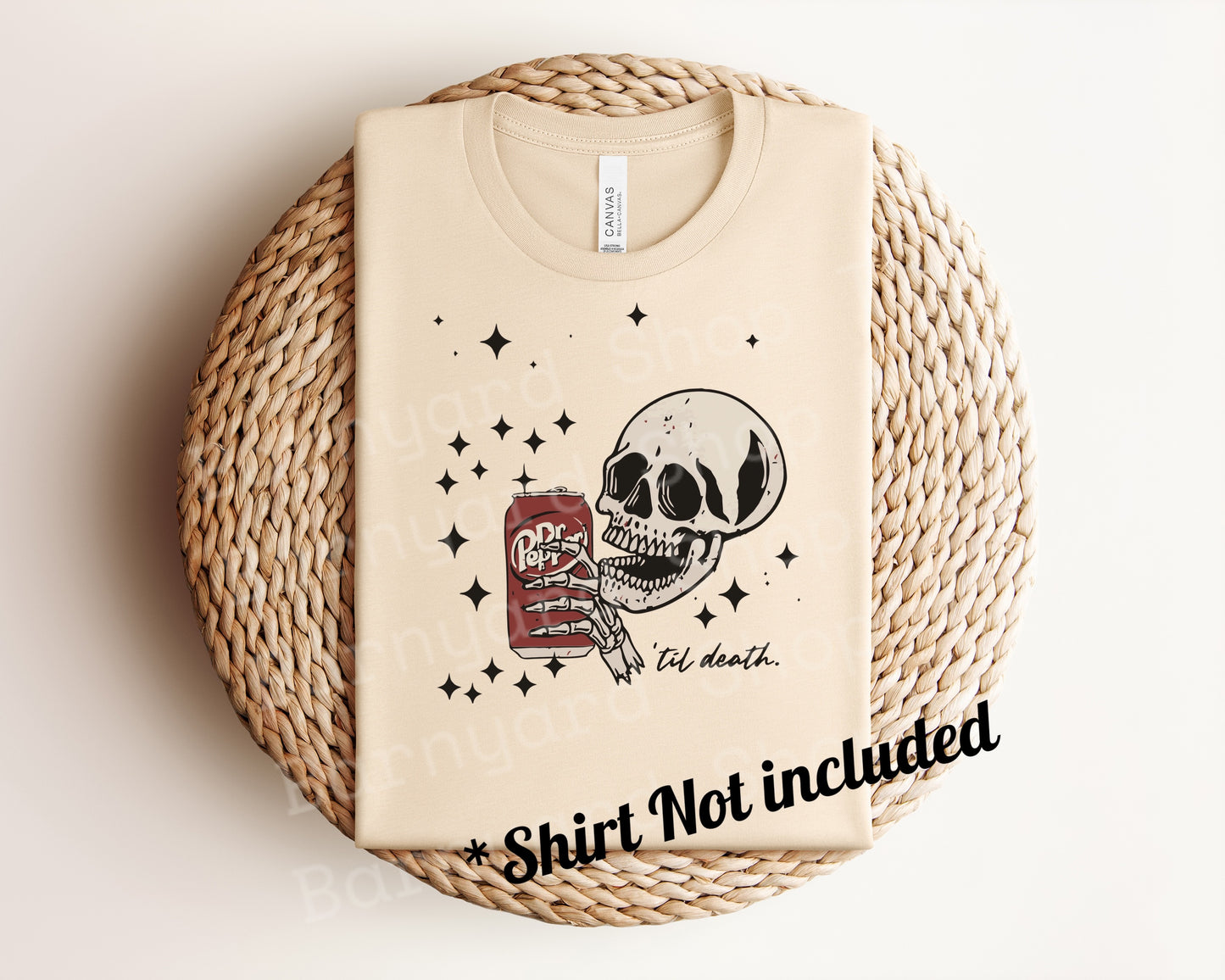 Dr P Skull DTF Transfer *SHIRT NOT INCLUDED