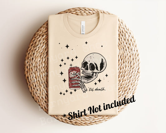 Dr P Skull DTF Transfer *SHIRT NOT INCLUDED