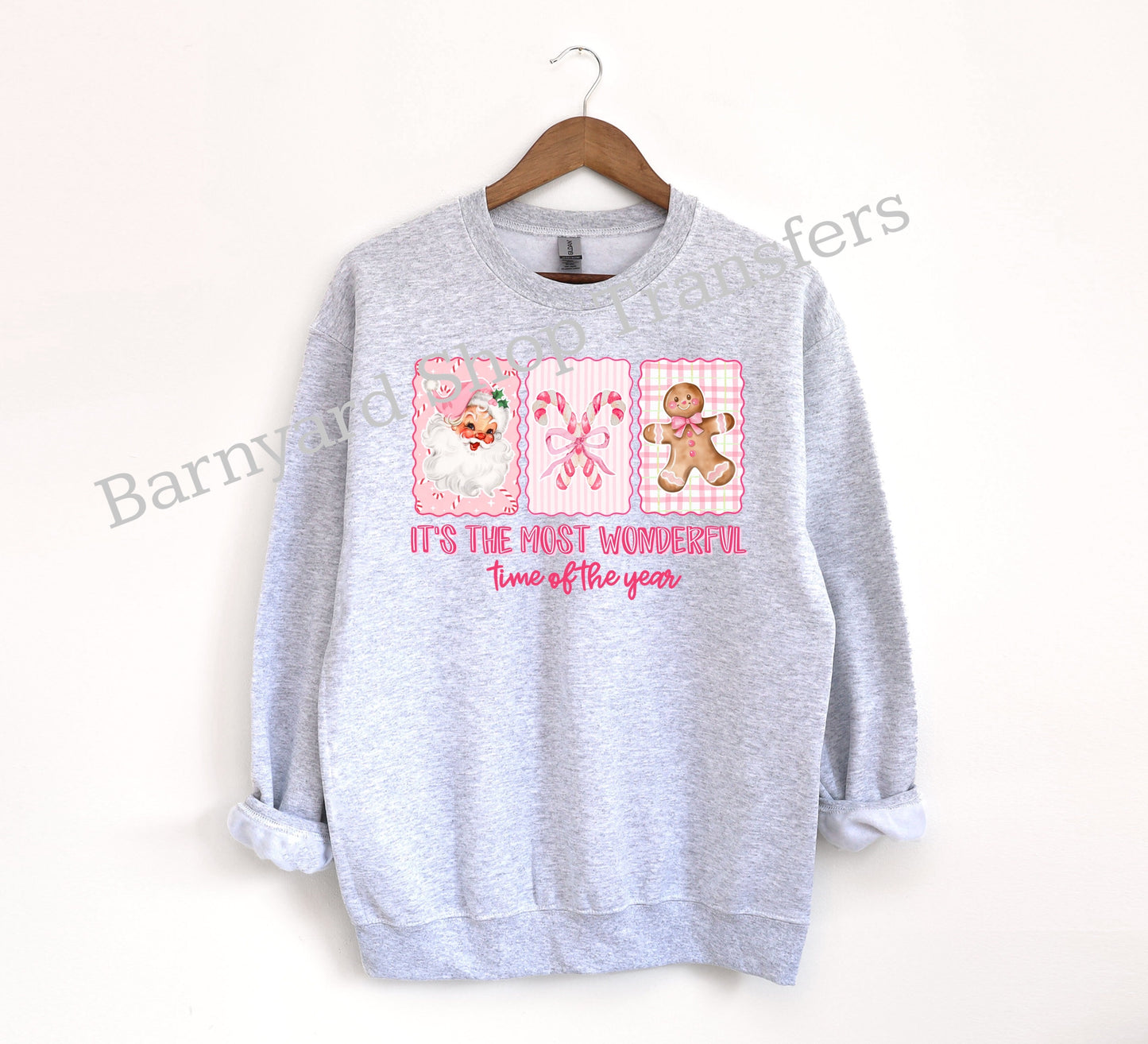 Retro Wonderful Time of the Year,Christmas Dtf Transfer, SHIRT NOT INCLUDED*