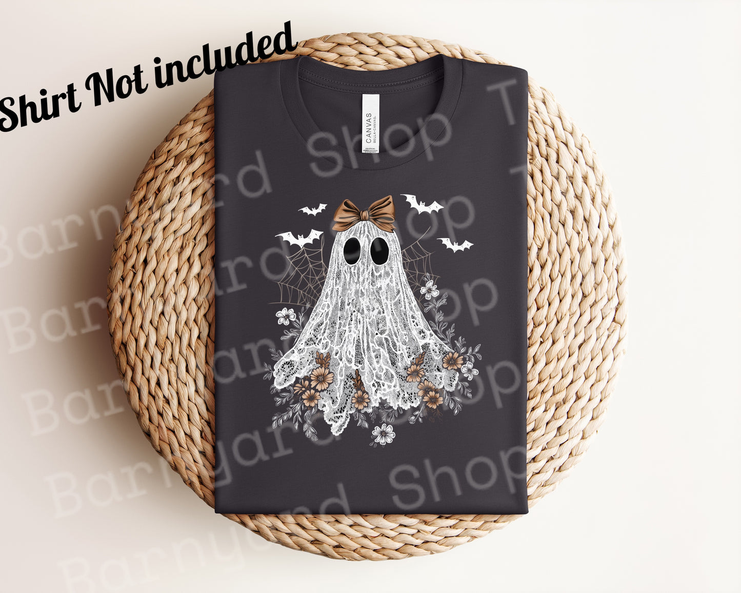 “Lace Ghost” DTF Transfer *SHIRT NOT INCLUDED*