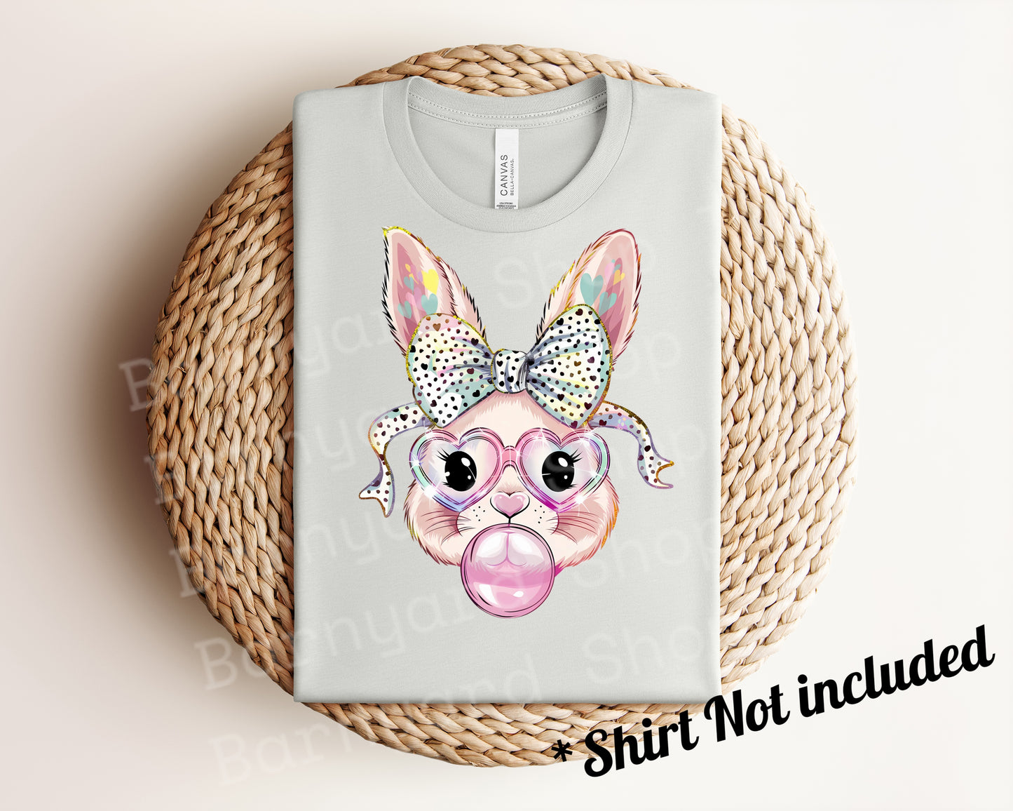 Easter Bunny Bubble Dtf Transfer