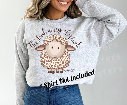 The Lord is my shepherd Dtf Transfer