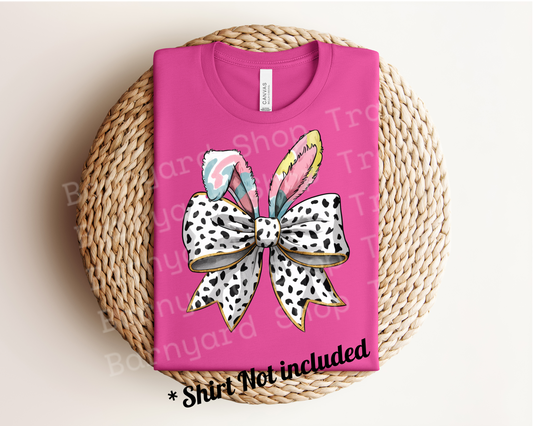 Easter Bunny Ears Coquette Dtf Transfer
